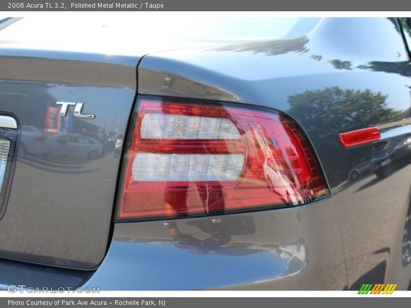 Polished Metal Metallic / Taupe 2008 Acura TL 3.2