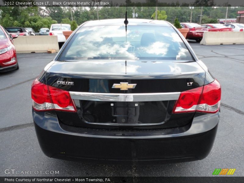 Black Granite Metallic / Jet Black 2012 Chevrolet Cruze LT
