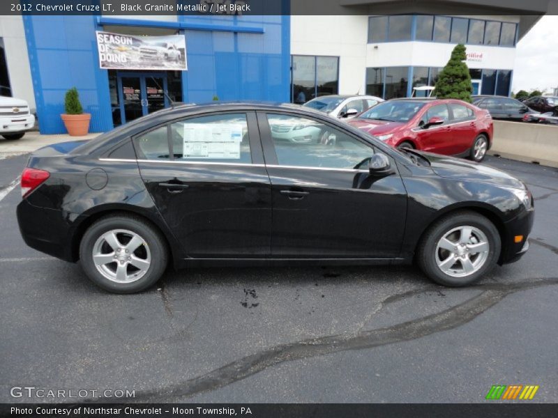 Black Granite Metallic / Jet Black 2012 Chevrolet Cruze LT