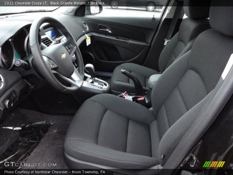 Black Granite Metallic / Jet Black 2012 Chevrolet Cruze LT