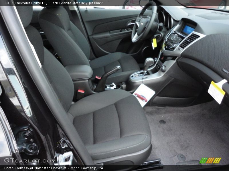 Black Granite Metallic / Jet Black 2012 Chevrolet Cruze LT