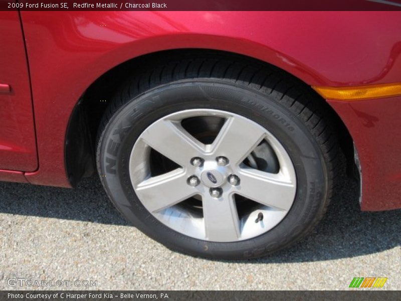 Redfire Metallic / Charcoal Black 2009 Ford Fusion SE