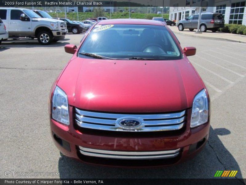Redfire Metallic / Charcoal Black 2009 Ford Fusion SE