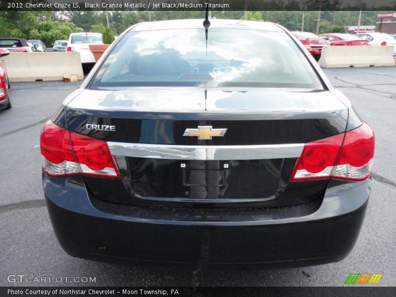 Black Granite Metallic / Jet Black/Medium Titanium 2012 Chevrolet Cruze LS