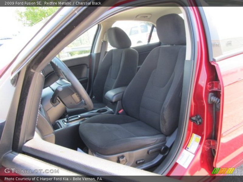 Redfire Metallic / Charcoal Black 2009 Ford Fusion SE
