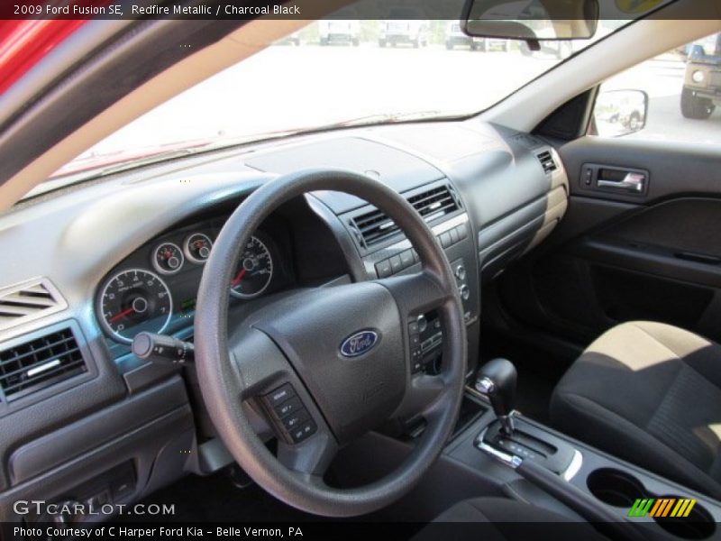 Redfire Metallic / Charcoal Black 2009 Ford Fusion SE