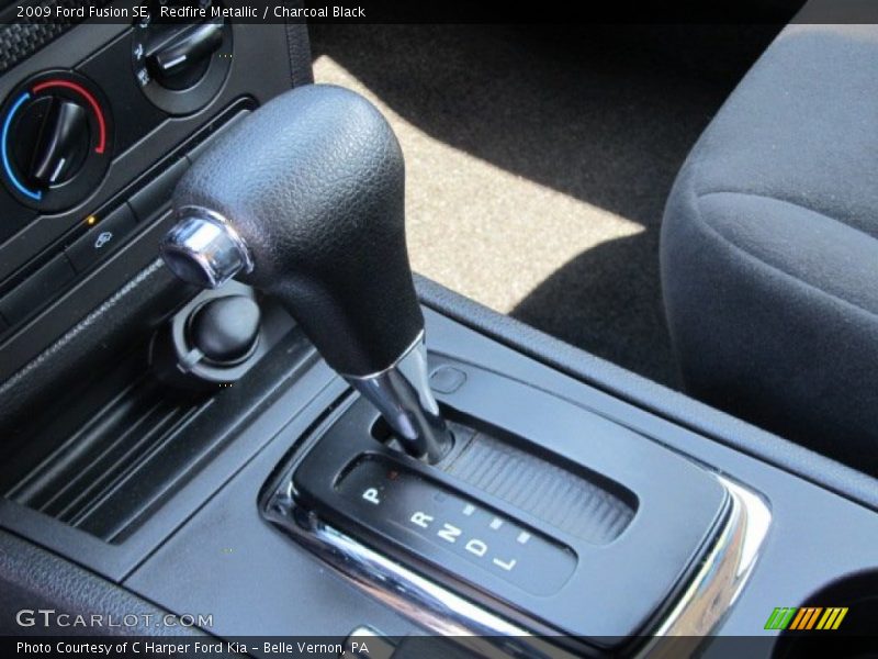 Redfire Metallic / Charcoal Black 2009 Ford Fusion SE