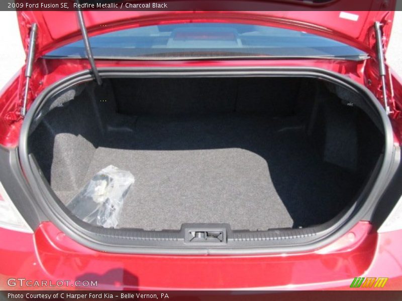 Redfire Metallic / Charcoal Black 2009 Ford Fusion SE