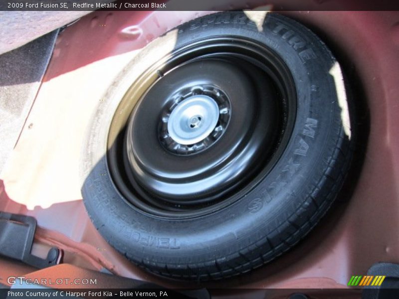 Redfire Metallic / Charcoal Black 2009 Ford Fusion SE