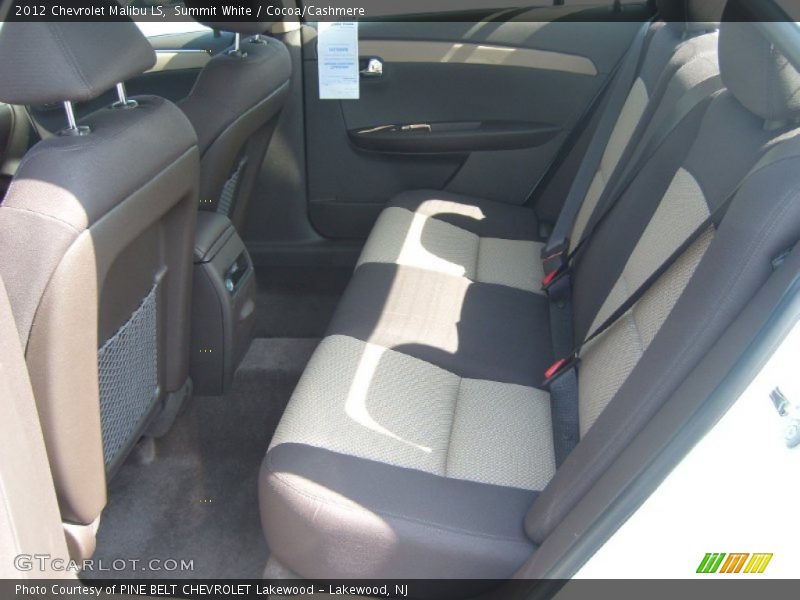 Summit White / Cocoa/Cashmere 2012 Chevrolet Malibu LS