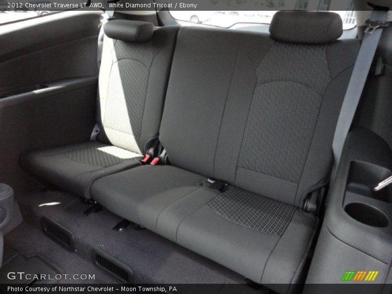 White Diamond Tricoat / Ebony 2012 Chevrolet Traverse LT AWD