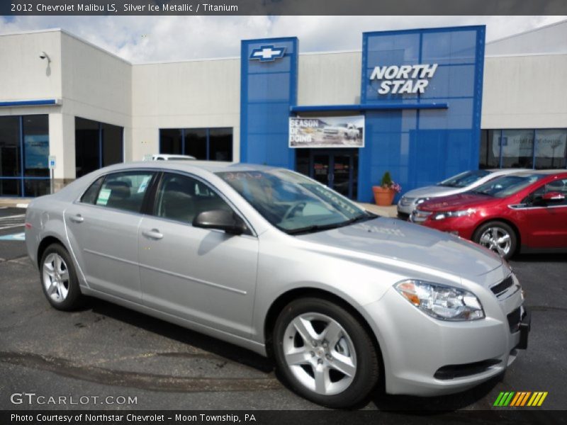 Silver Ice Metallic / Titanium 2012 Chevrolet Malibu LS