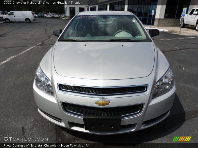 Silver Ice Metallic / Titanium 2012 Chevrolet Malibu LS