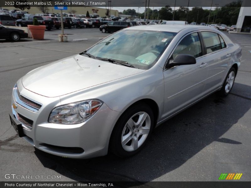 Silver Ice Metallic / Titanium 2012 Chevrolet Malibu LS
