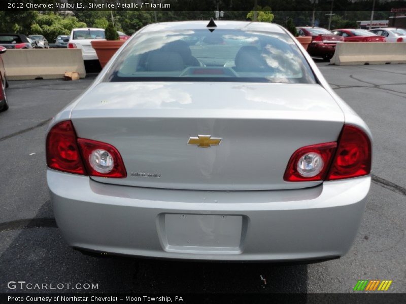 Silver Ice Metallic / Titanium 2012 Chevrolet Malibu LS