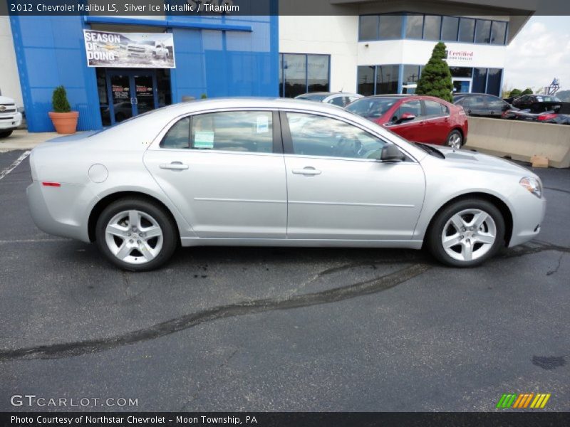 Silver Ice Metallic / Titanium 2012 Chevrolet Malibu LS