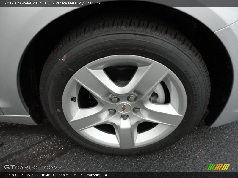 Silver Ice Metallic / Titanium 2012 Chevrolet Malibu LS
