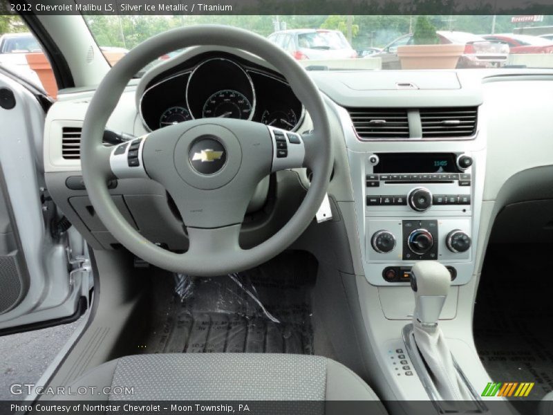 Silver Ice Metallic / Titanium 2012 Chevrolet Malibu LS