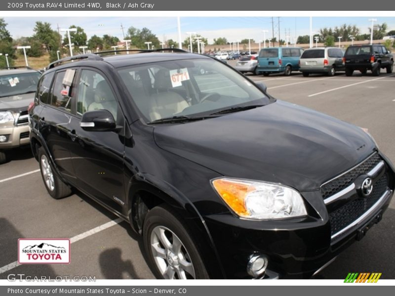 Black / Ash Gray 2009 Toyota RAV4 Limited 4WD