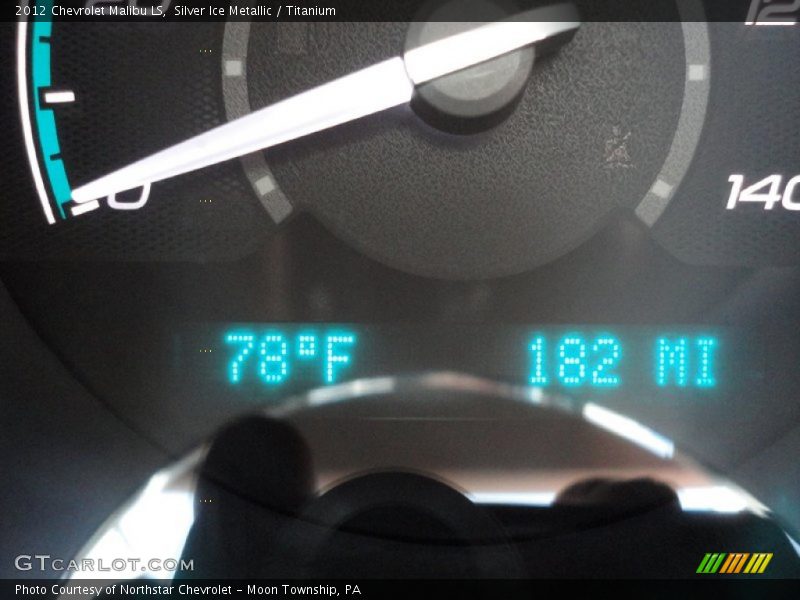 Silver Ice Metallic / Titanium 2012 Chevrolet Malibu LS
