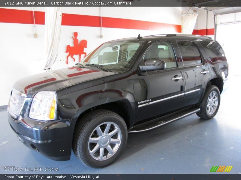 Carbon Black Metallic / Cocoa/Light Cashmere 2012 GMC Yukon Denali