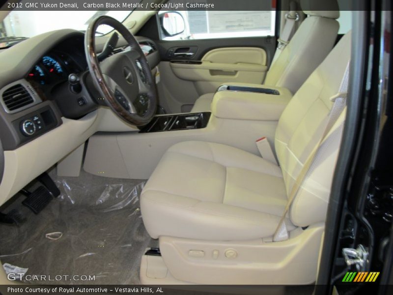 Carbon Black Metallic / Cocoa/Light Cashmere 2012 GMC Yukon Denali