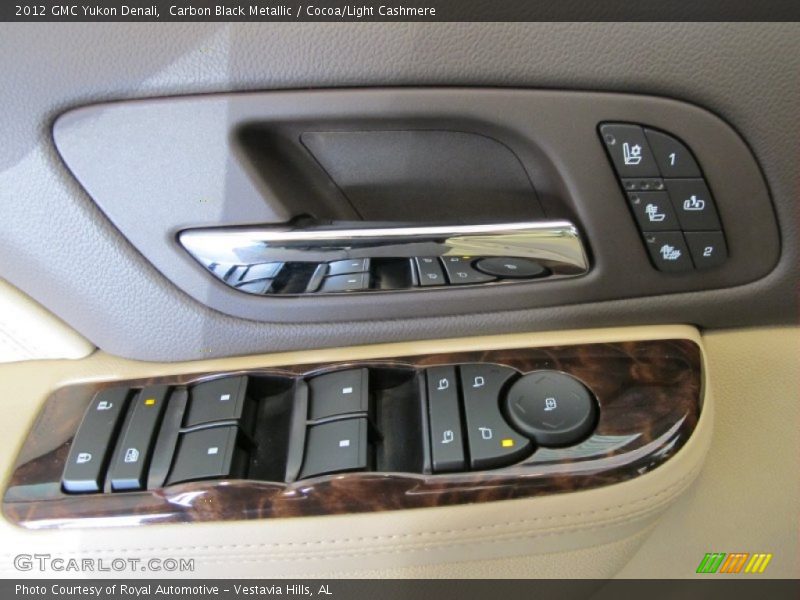 Carbon Black Metallic / Cocoa/Light Cashmere 2012 GMC Yukon Denali