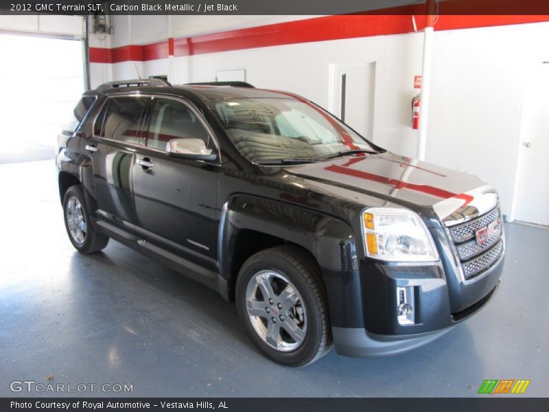 Carbon Black Metallic / Jet Black 2012 GMC Terrain SLT
