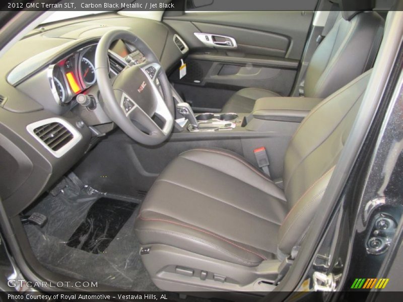 Carbon Black Metallic / Jet Black 2012 GMC Terrain SLT