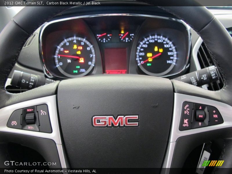 Carbon Black Metallic / Jet Black 2012 GMC Terrain SLT