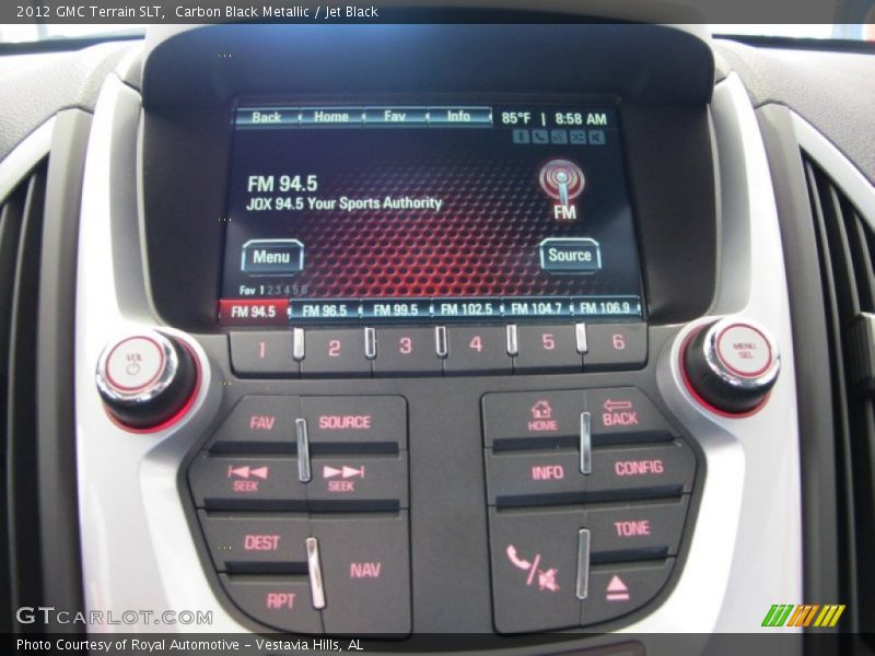 Carbon Black Metallic / Jet Black 2012 GMC Terrain SLT
