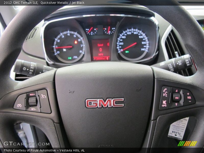 Quicksilver Metallic / Jet Black 2012 GMC Terrain SLE
