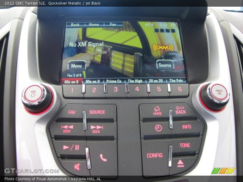 Quicksilver Metallic / Jet Black 2012 GMC Terrain SLE
