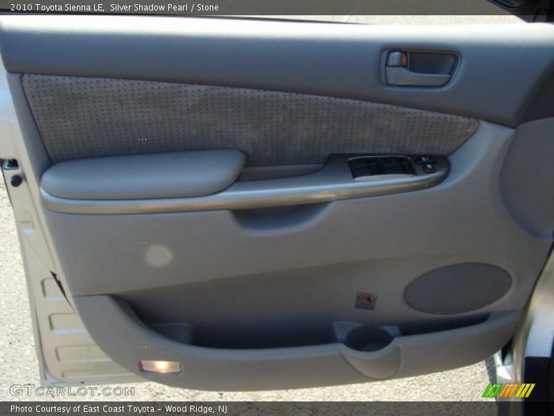 Silver Shadow Pearl / Stone 2010 Toyota Sienna LE