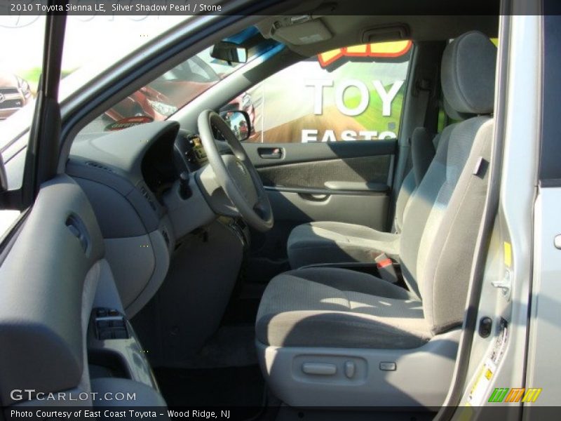 Silver Shadow Pearl / Stone 2010 Toyota Sienna LE