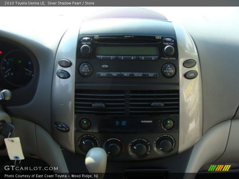 Silver Shadow Pearl / Stone 2010 Toyota Sienna LE