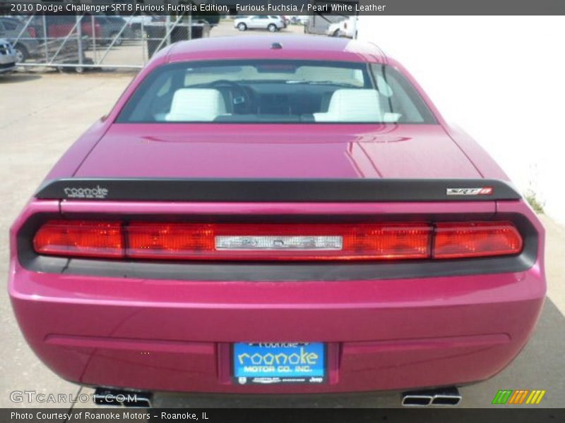 Furious Fuchsia / Pearl White Leather 2010 Dodge Challenger SRT8 Furious Fuchsia Edition