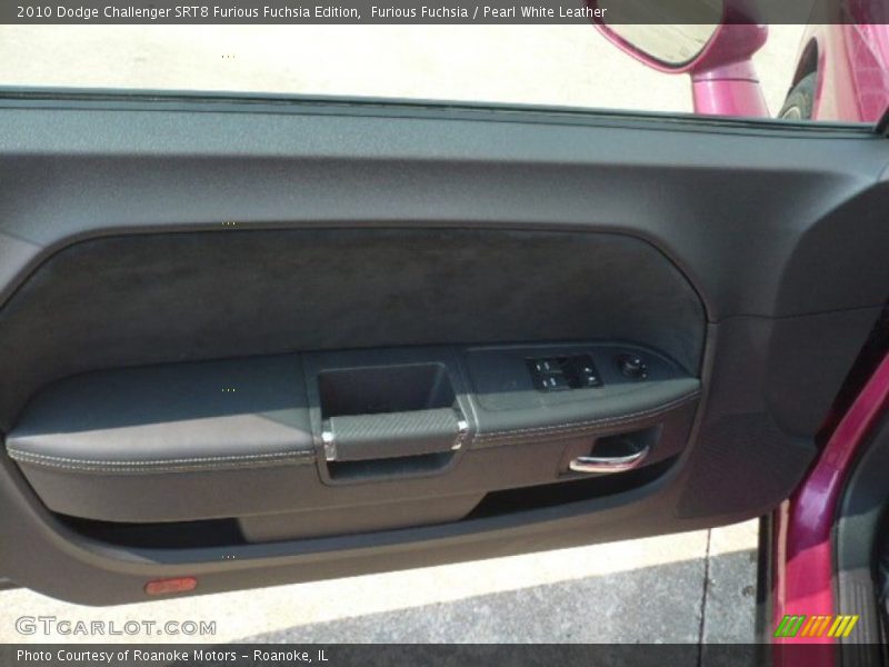 Door Panel of 2010 Challenger SRT8 Furious Fuchsia Edition