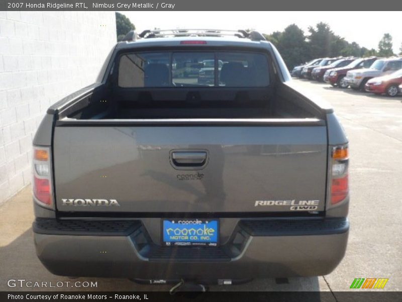 Nimbus Grey Metallic / Gray 2007 Honda Ridgeline RTL