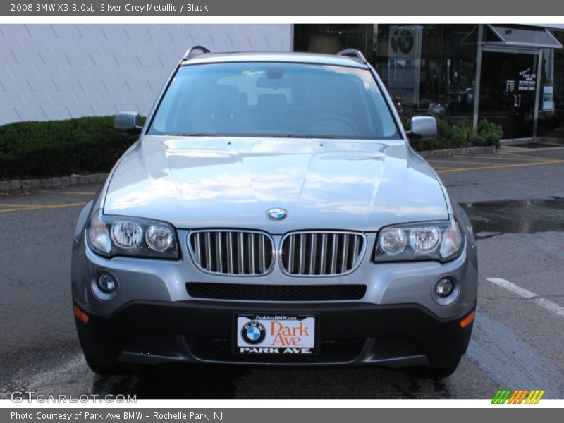 Silver Grey Metallic / Black 2008 BMW X3 3.0si