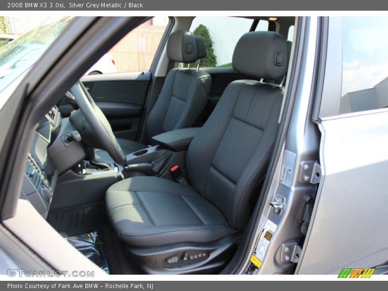 Silver Grey Metallic / Black 2008 BMW X3 3.0si