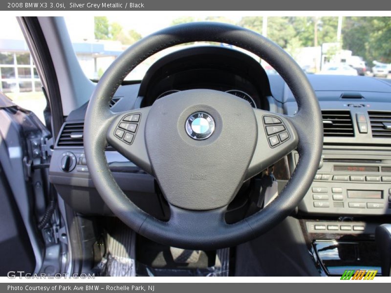 Silver Grey Metallic / Black 2008 BMW X3 3.0si
