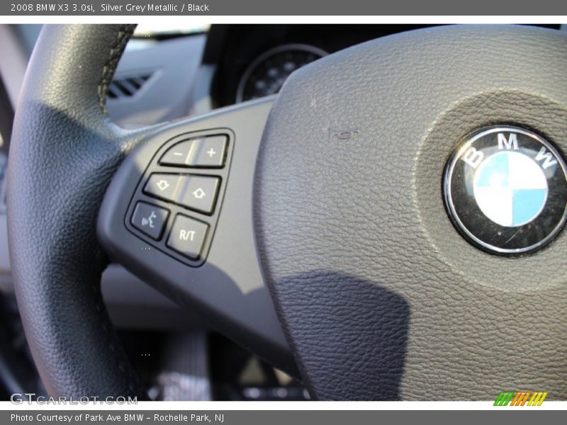 Silver Grey Metallic / Black 2008 BMW X3 3.0si