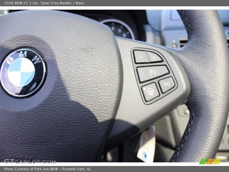 Silver Grey Metallic / Black 2008 BMW X3 3.0si