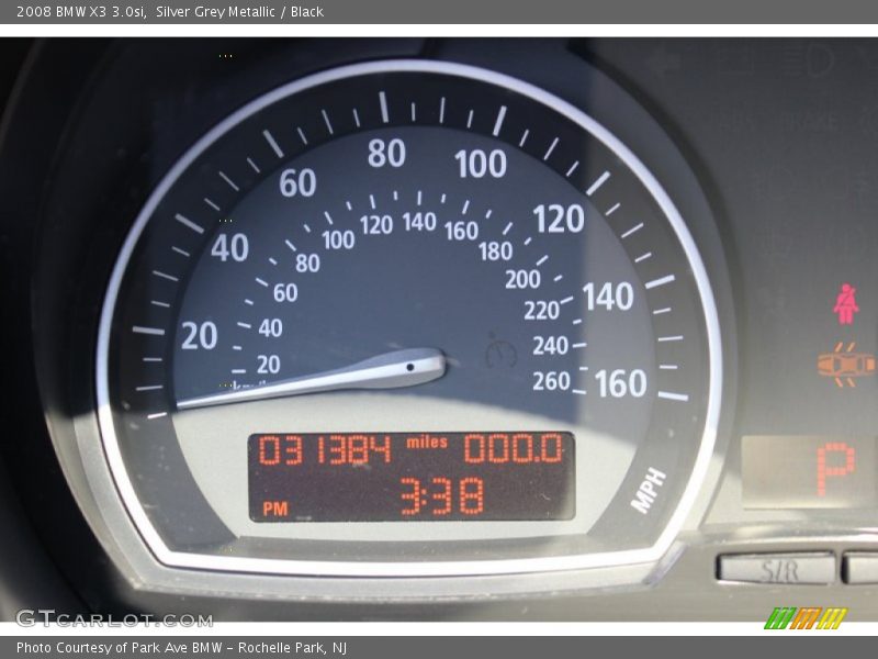 Silver Grey Metallic / Black 2008 BMW X3 3.0si