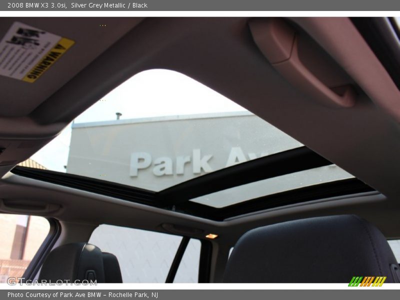 Silver Grey Metallic / Black 2008 BMW X3 3.0si
