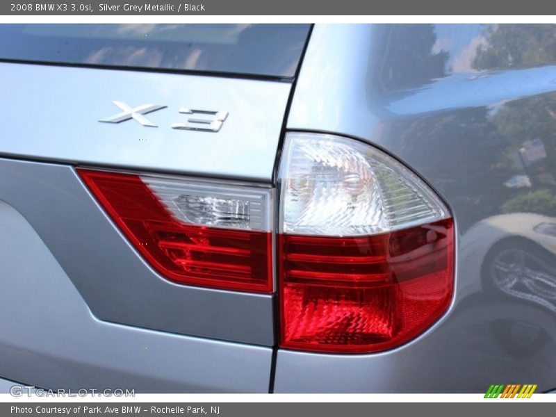 Silver Grey Metallic / Black 2008 BMW X3 3.0si