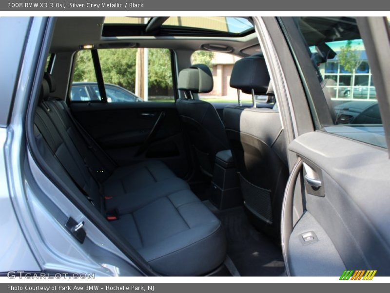 Silver Grey Metallic / Black 2008 BMW X3 3.0si