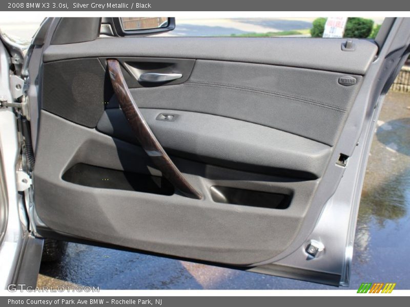 Silver Grey Metallic / Black 2008 BMW X3 3.0si