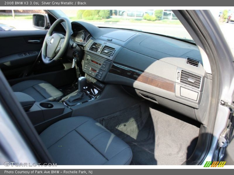 Silver Grey Metallic / Black 2008 BMW X3 3.0si